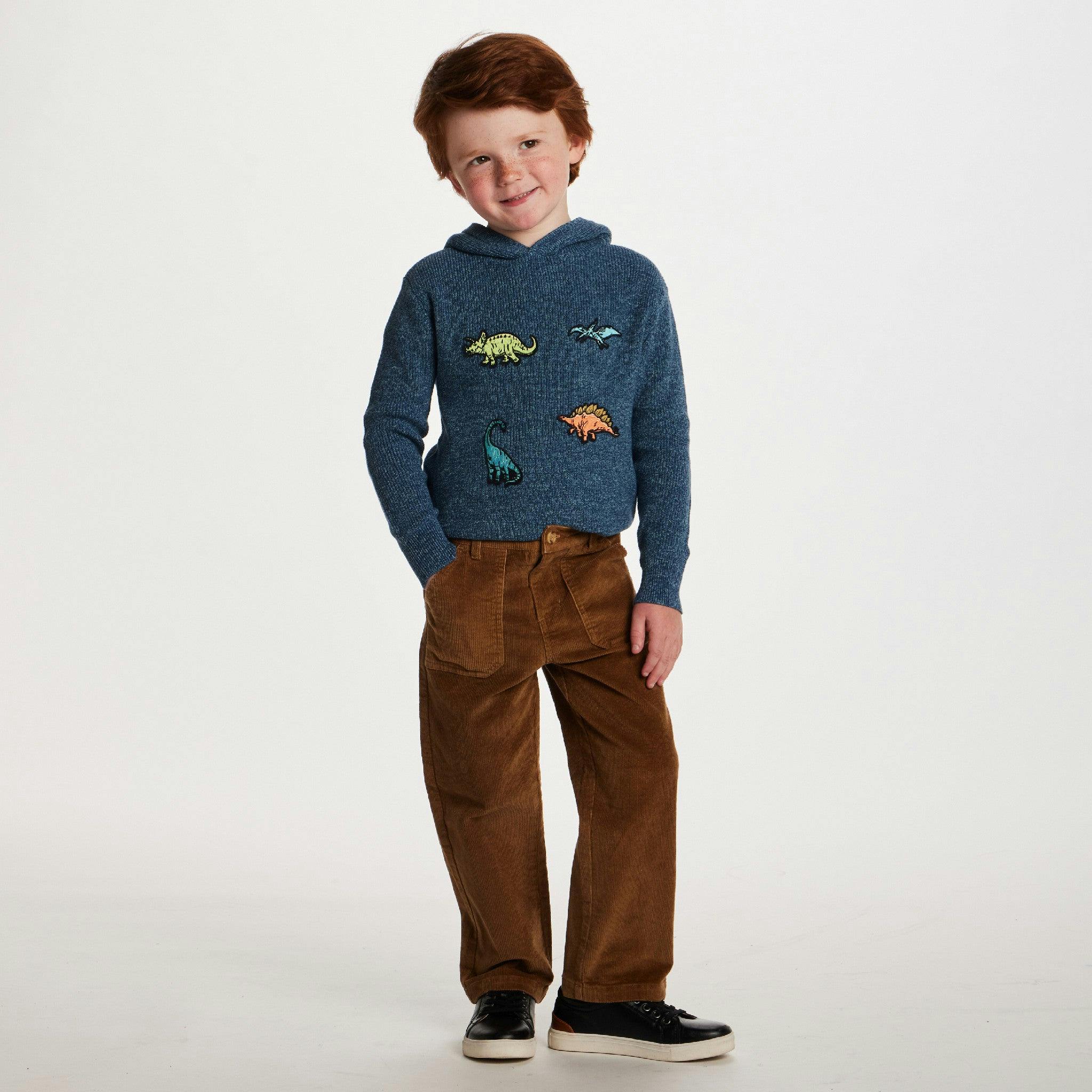 Kids Wide Leg Corduroy Pants