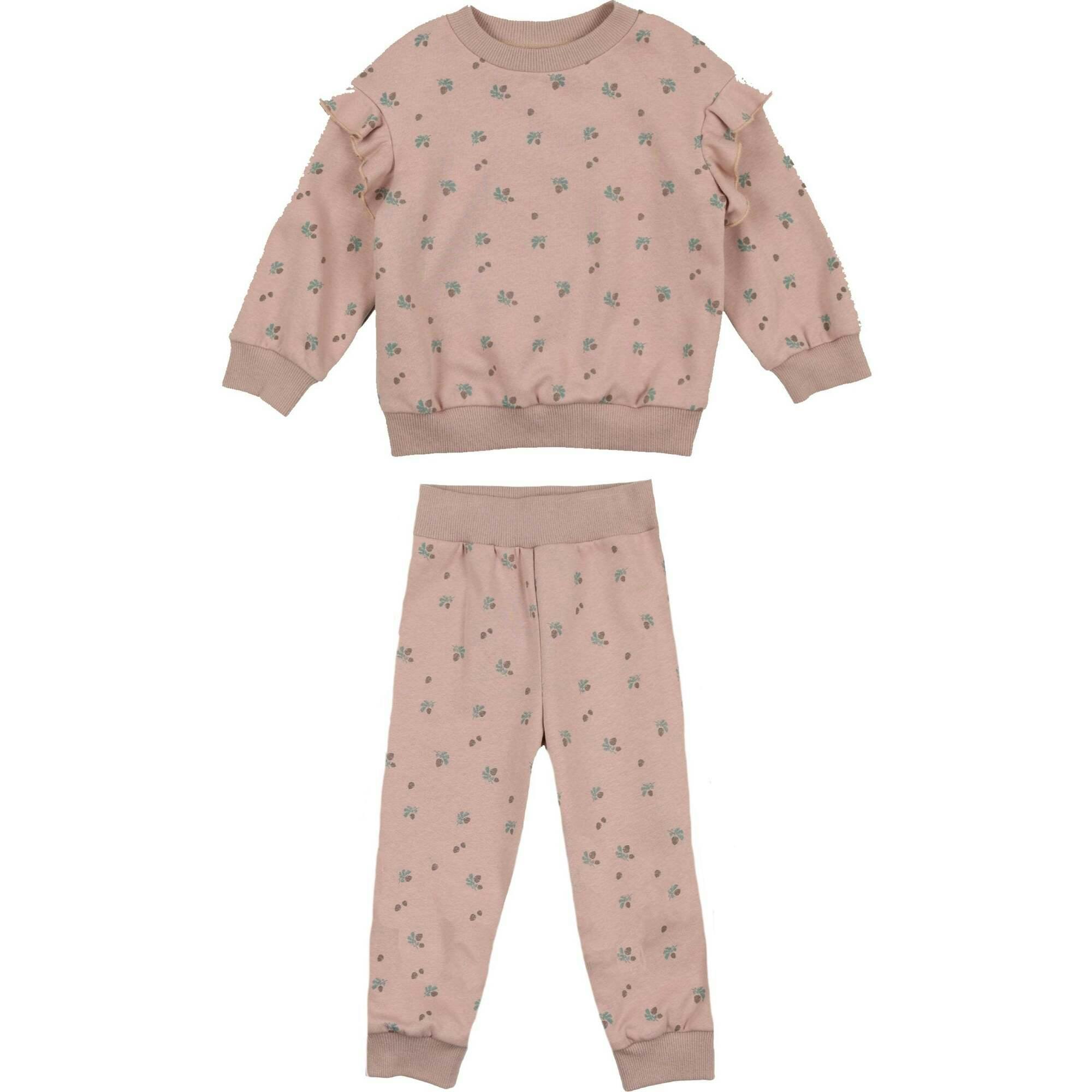 Baby Ruffle Pine Cone Loung 2-Piece Set