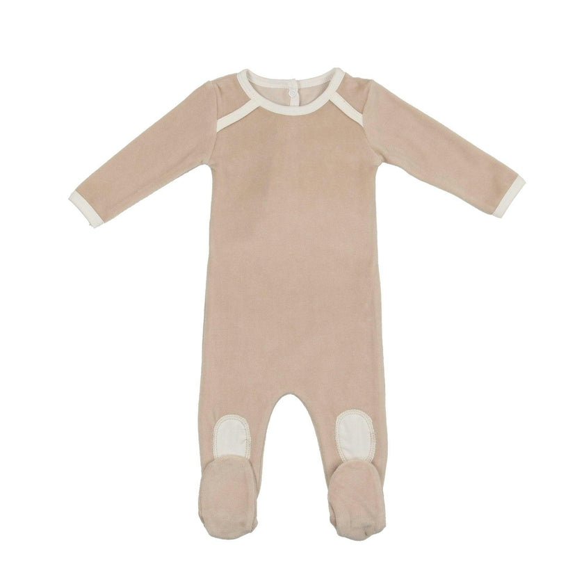 Velour Patch Footie