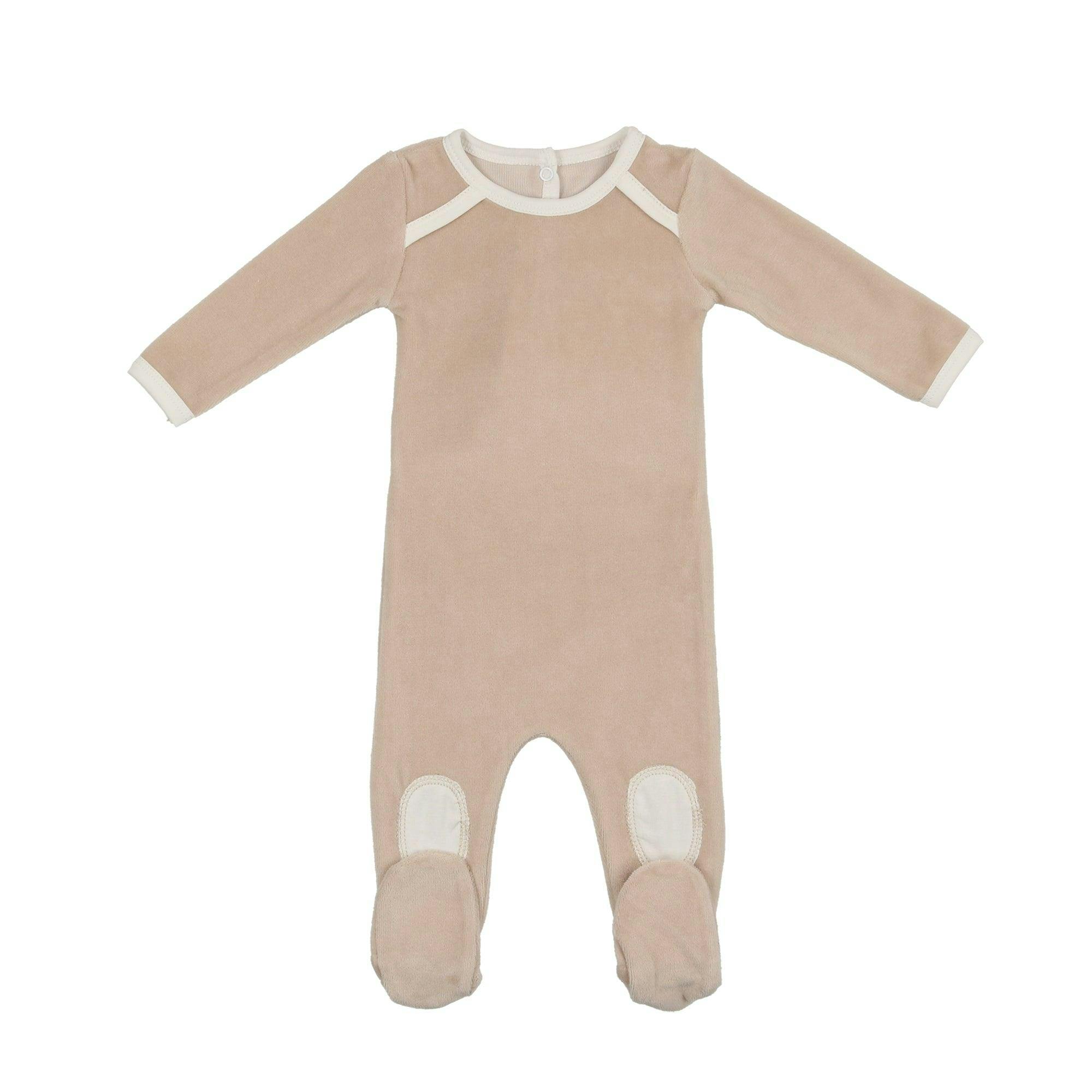 Velour Patch Footie