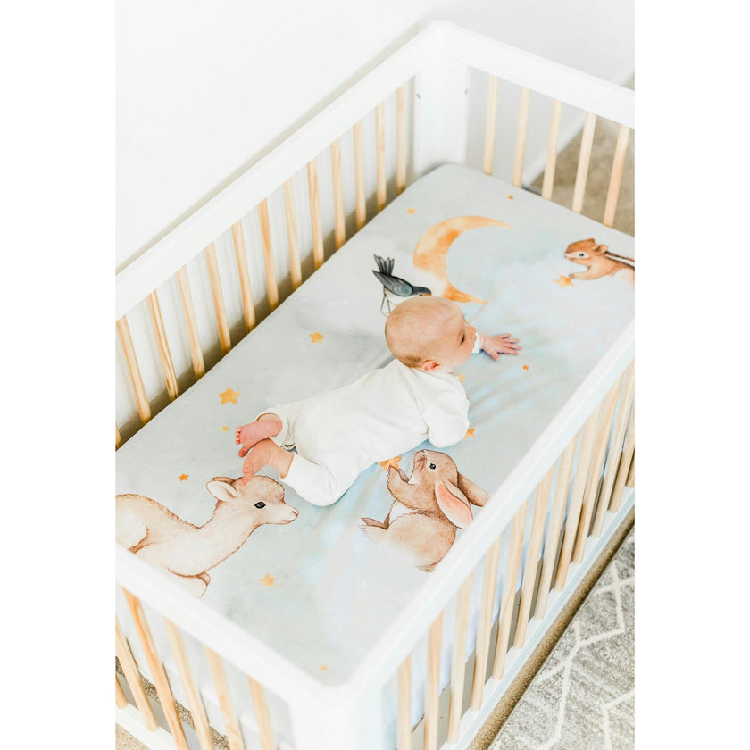 Goodnight Wonderland Standard Crib Sheet