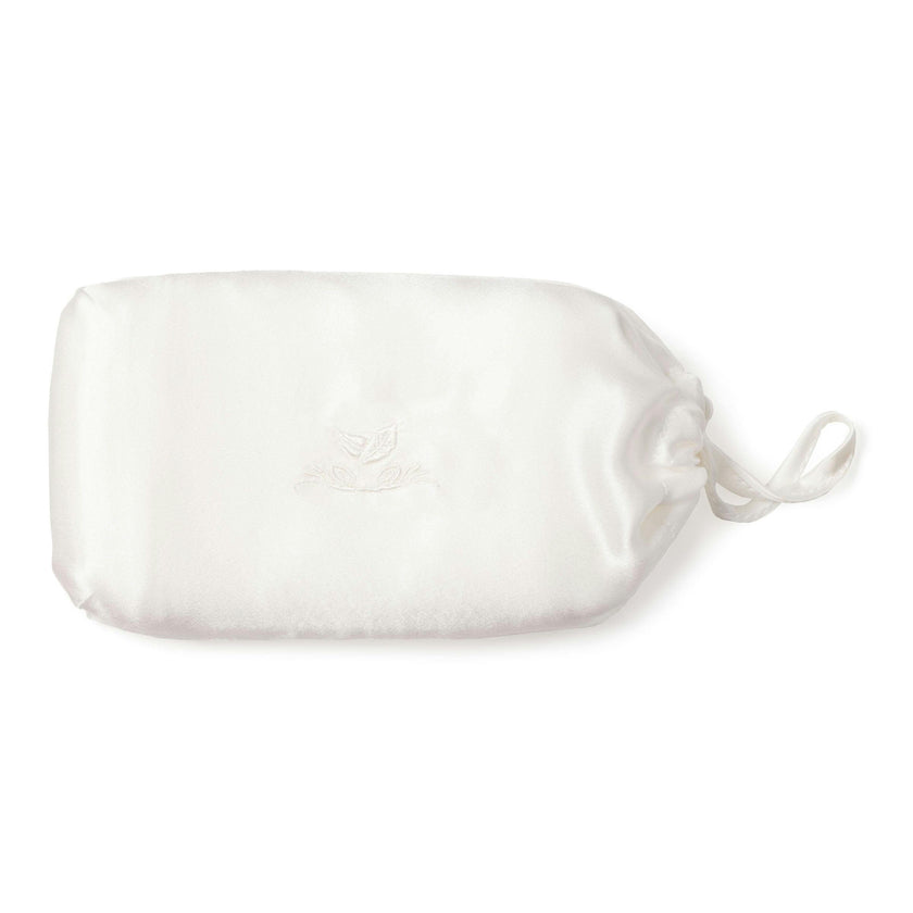 Silk Pillow Cover in White