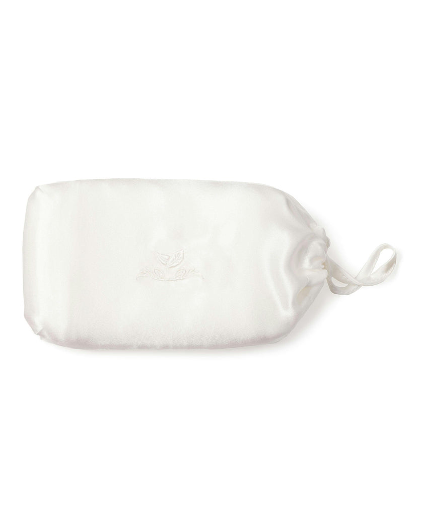 Silk Pillow Cover in White
