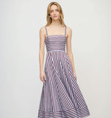 The Margot Dress - Firecracker Stripe