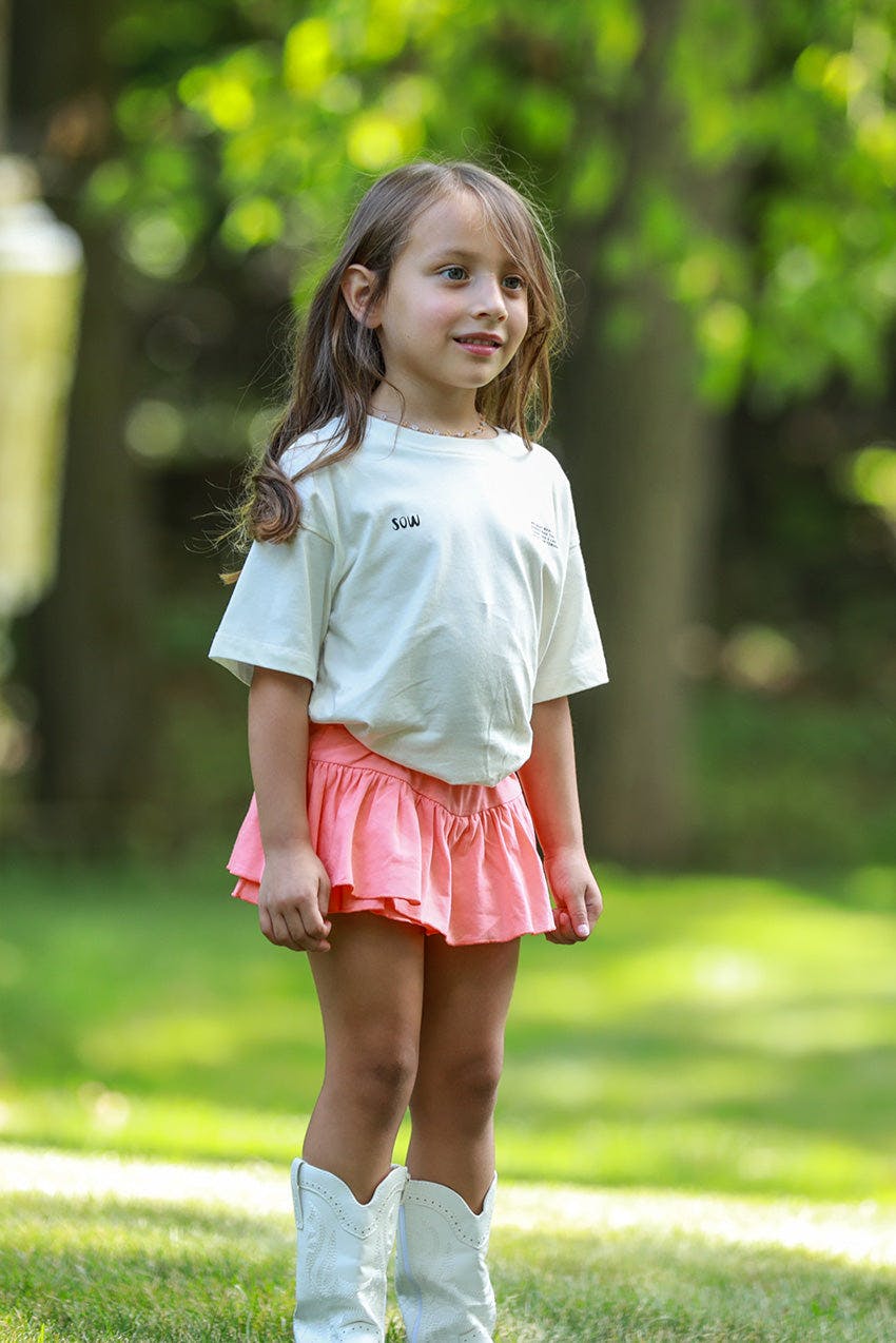 Cotton Jersey Skort