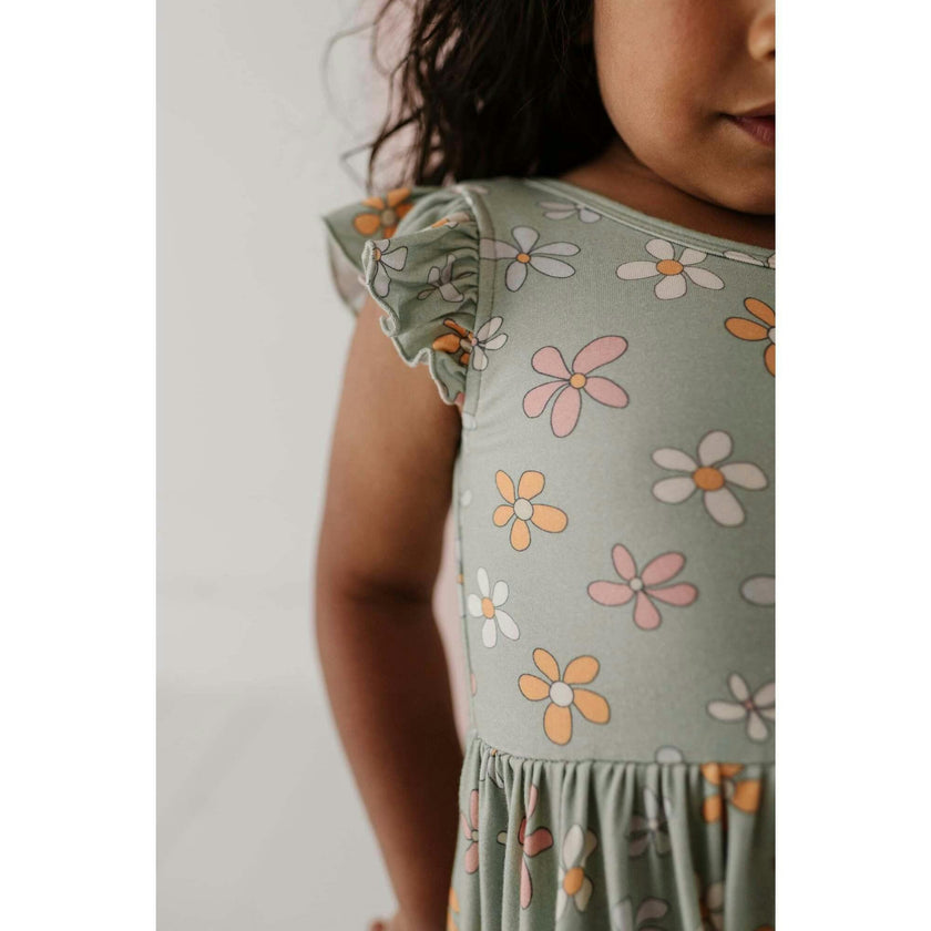 Girl's Sleeveless Twirl Dress