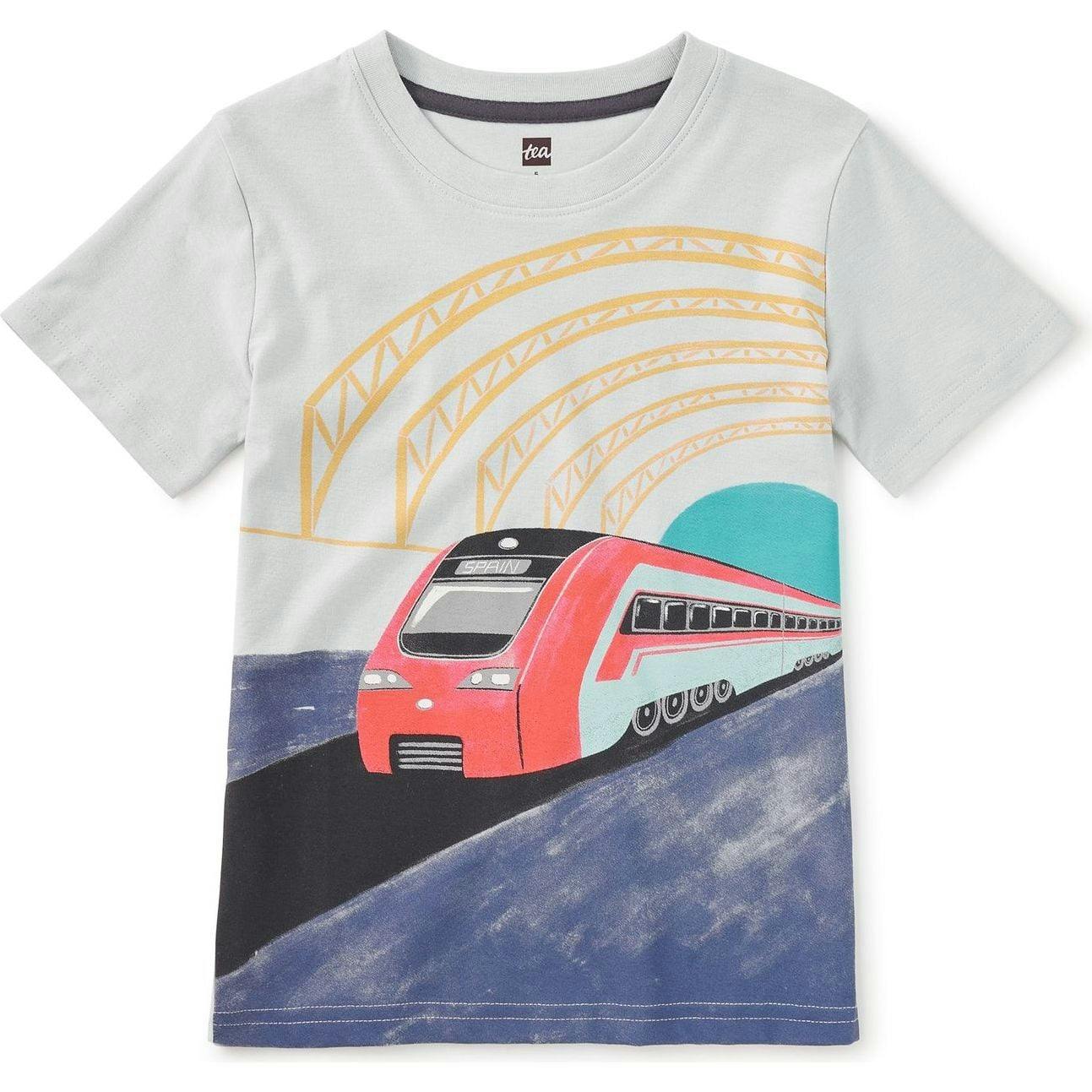 Midnight to Madrid Graphic Tee, Blue