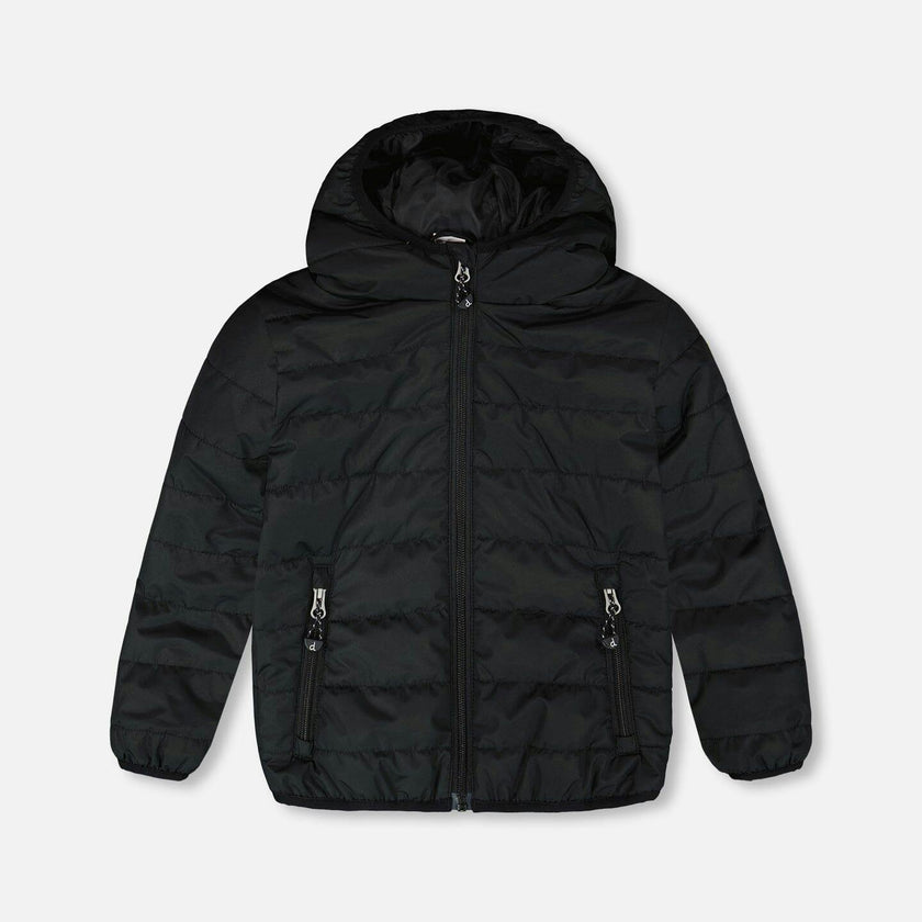 Quilted Mid-Season Jacket Black