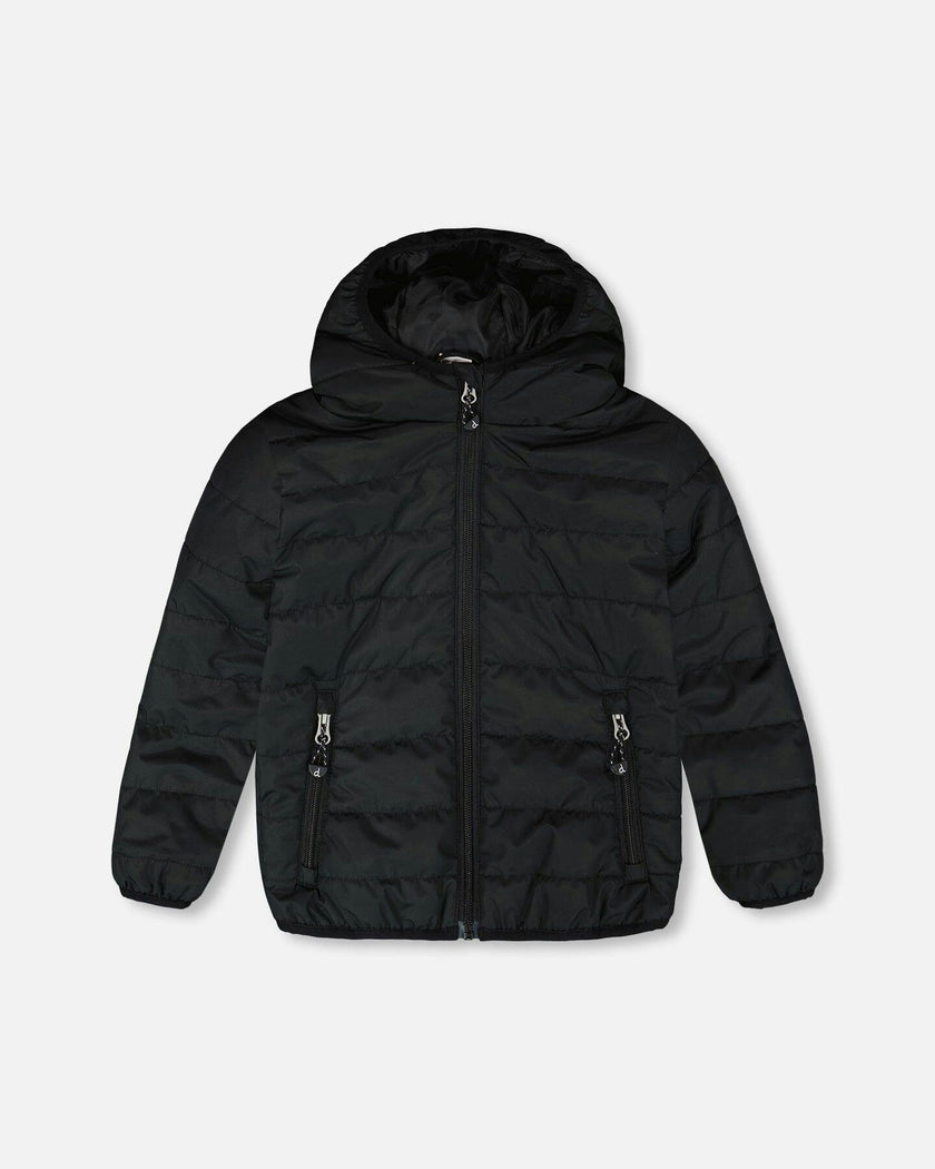 Quilted Mid-Season Jacket Black