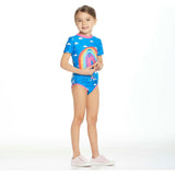 Fringe Rainbow Rashguard Set