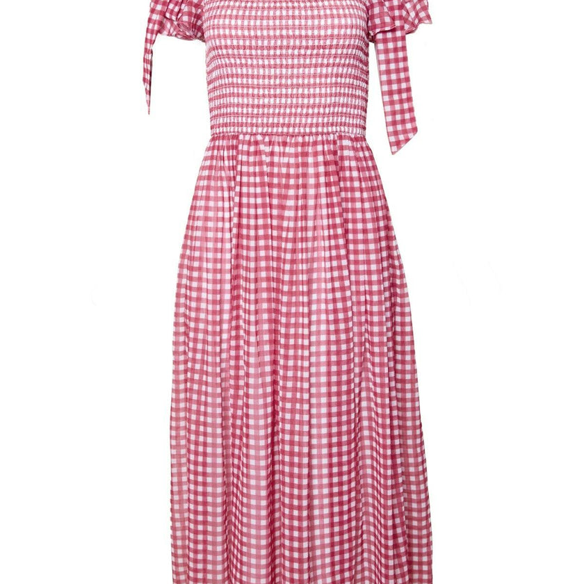 Rayna Dress in Red Gingham