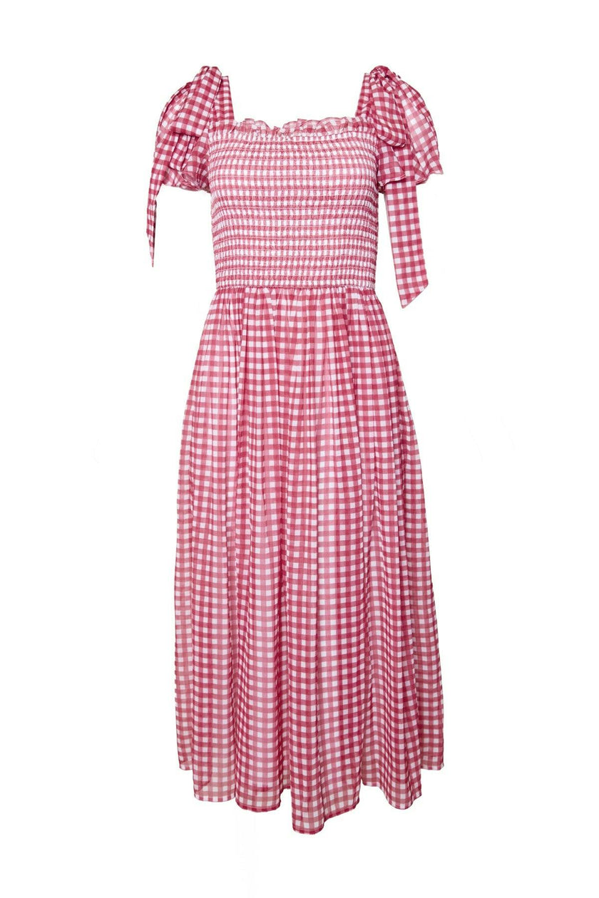 Rayna Dress in Red Gingham