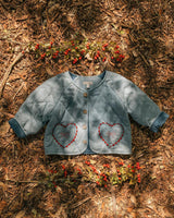 Quilted Jacket in Denim Darling