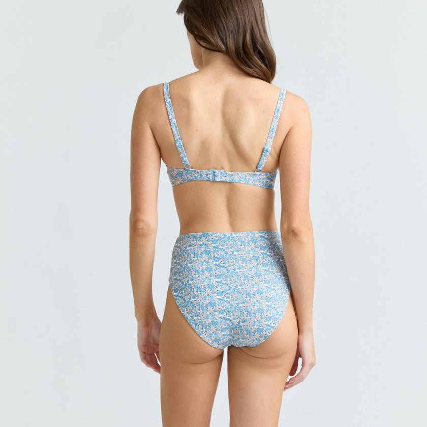 womens original slate floral high waisted bikini bottom