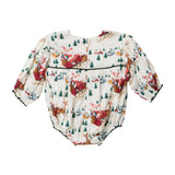 Baby Girls Wynne Bubble - Santa Sleigh