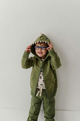 Boys Hooded Jacket in Dinosaur