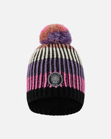 Lined Knit Pompom Hat