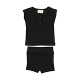 Ladder Stripe Short Set