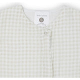 Cotton Muslin Sleep Bag - Tan Gingham