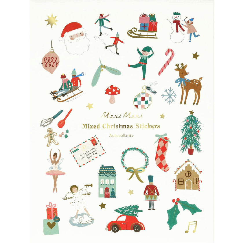 Mixed Icon Christmas Stickers