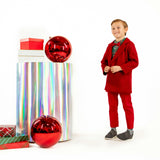 Jr Star Cranberry Child Peacoat