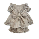 Ashlyn Linen Top and Shorts Set