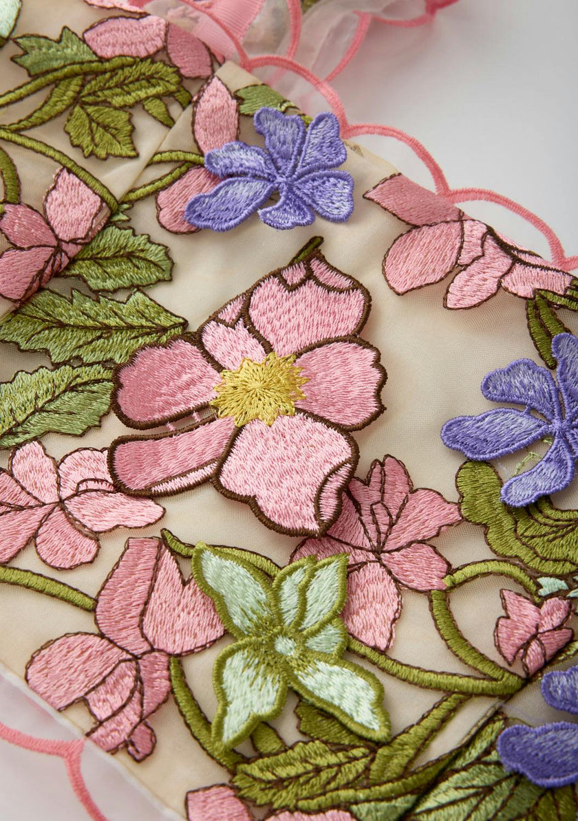 Bonnie Sleeve Embroidered Top
