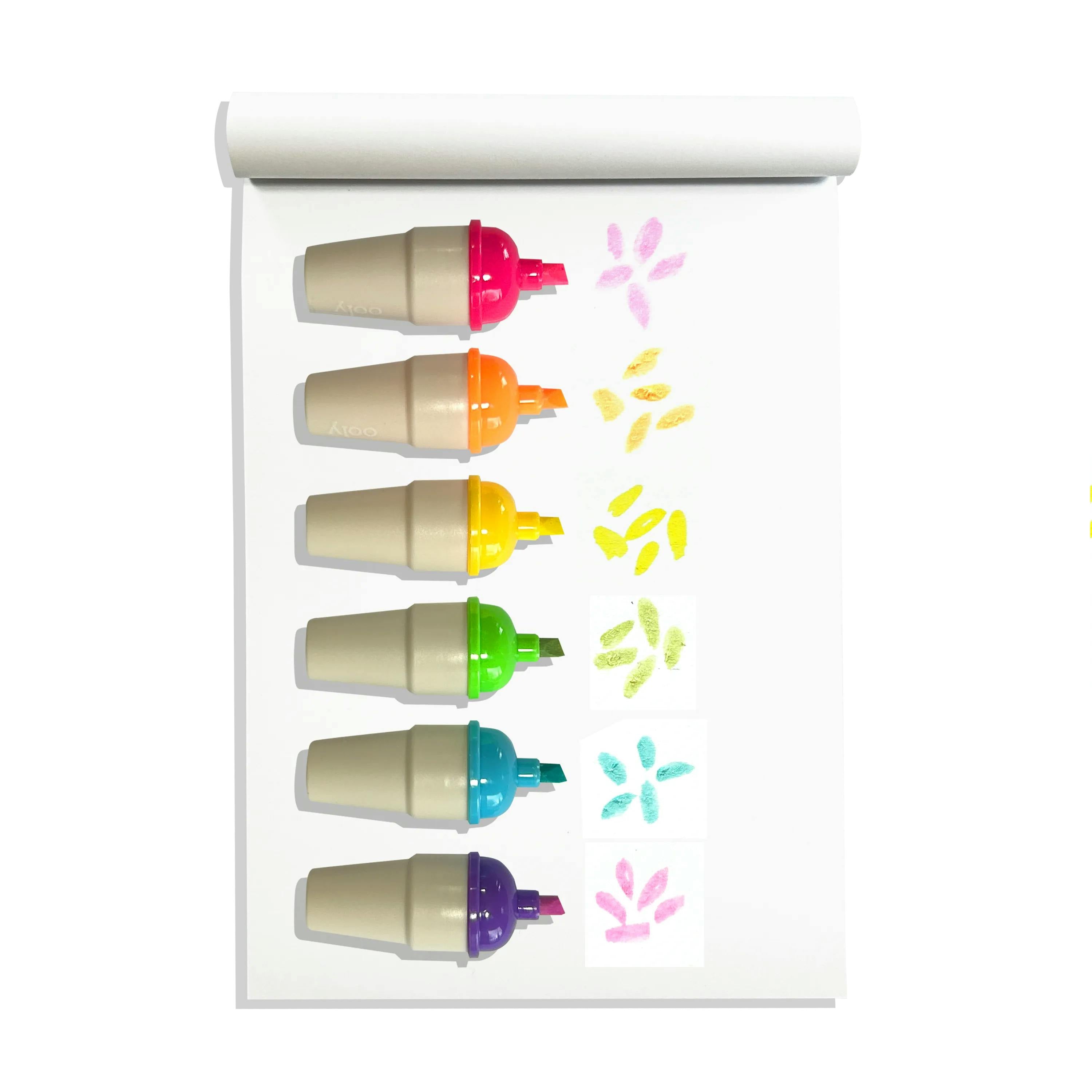 Sweet Scoops Scented Neon Highlighters - Set of 6