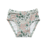 Girl's Underwear in Aqua Grey Floral