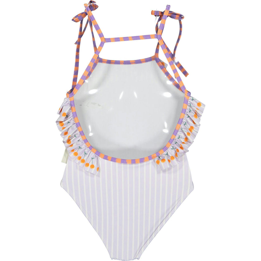 Lavander cherry swimsuit