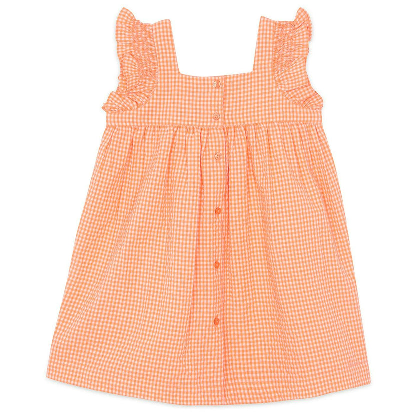 BONTON Nonna Dress - Carreau Fluo