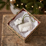 West Highland Terrier (Westie) Dog Hand Knit Christmas Ornament