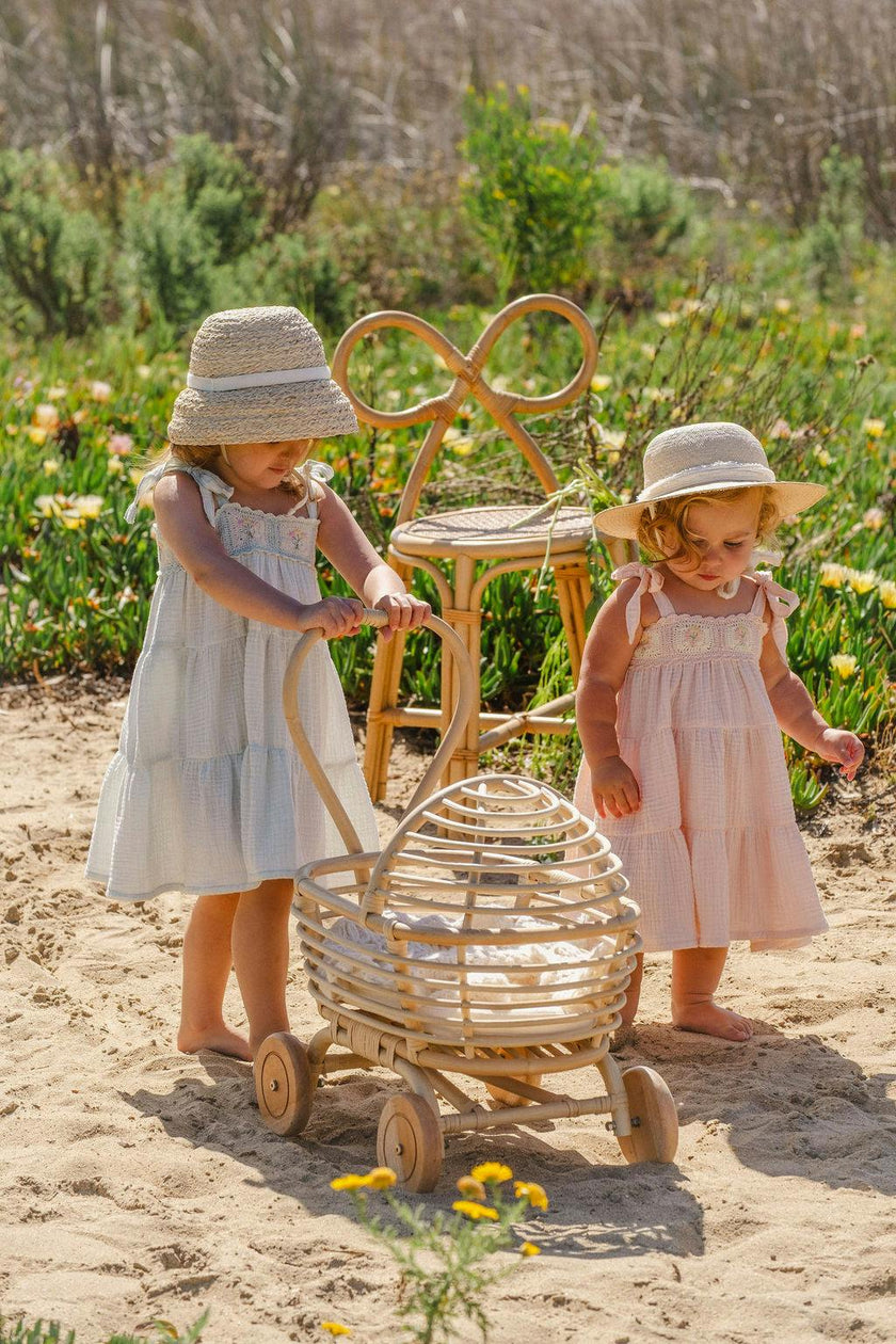 Crochet Dress in Petal Bouquet