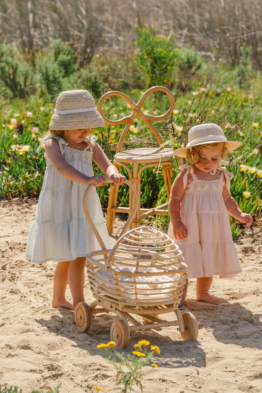 Crochet Dress in Petal Bouquet