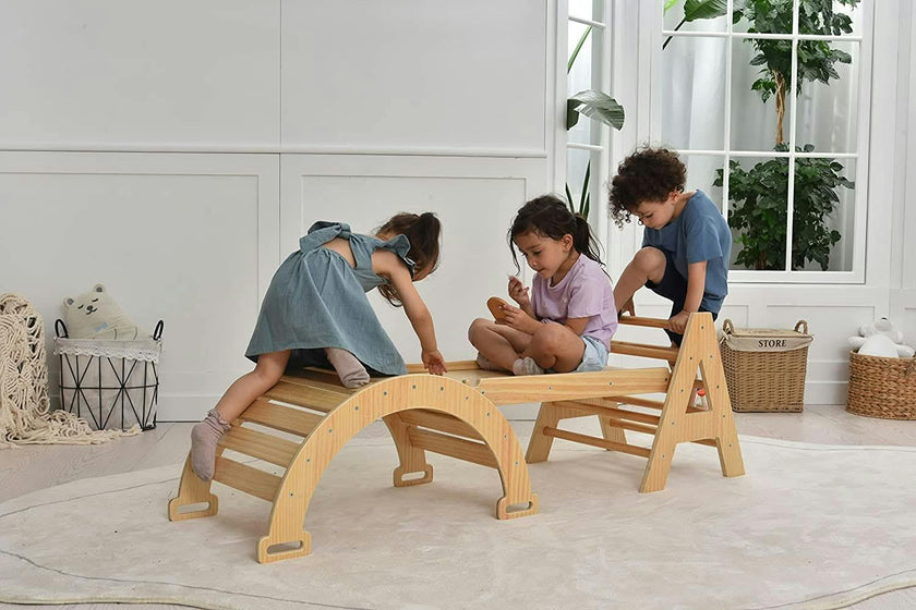 Maple | Beginner Pikler Triangle & Rocker