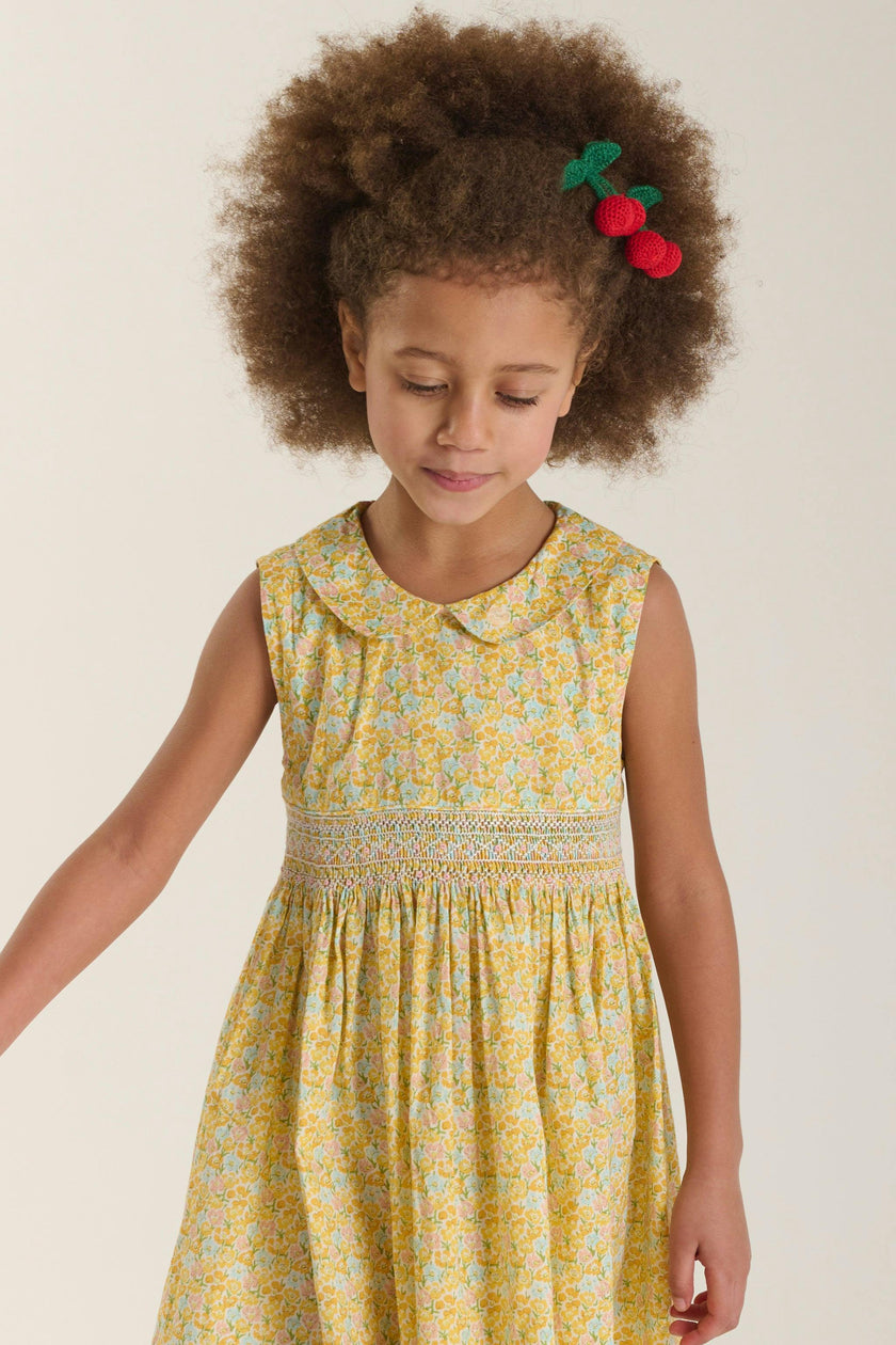 Hand-Smocked Girls Dress - Fernanda