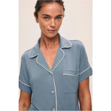 Gisele TENCEL Modal Relaxed Short PJ Set, Blue