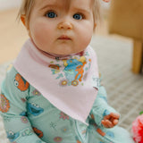 4 Pack Baby Bandana Bibs - Sesame Street Retro Floral
