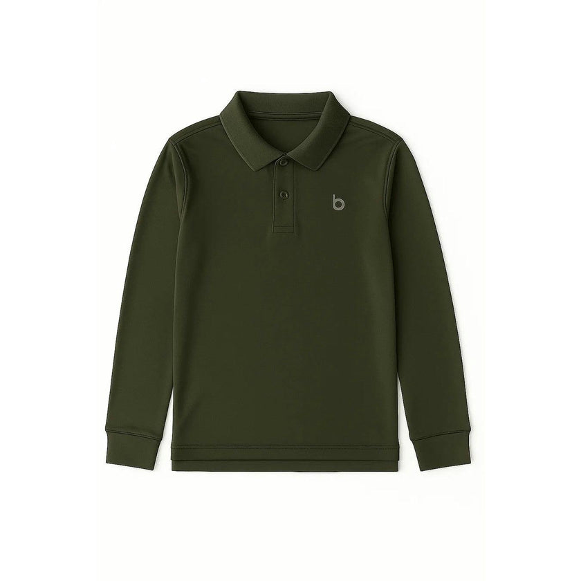 Boys Dri-Fit Performance Long Sleeve Polo