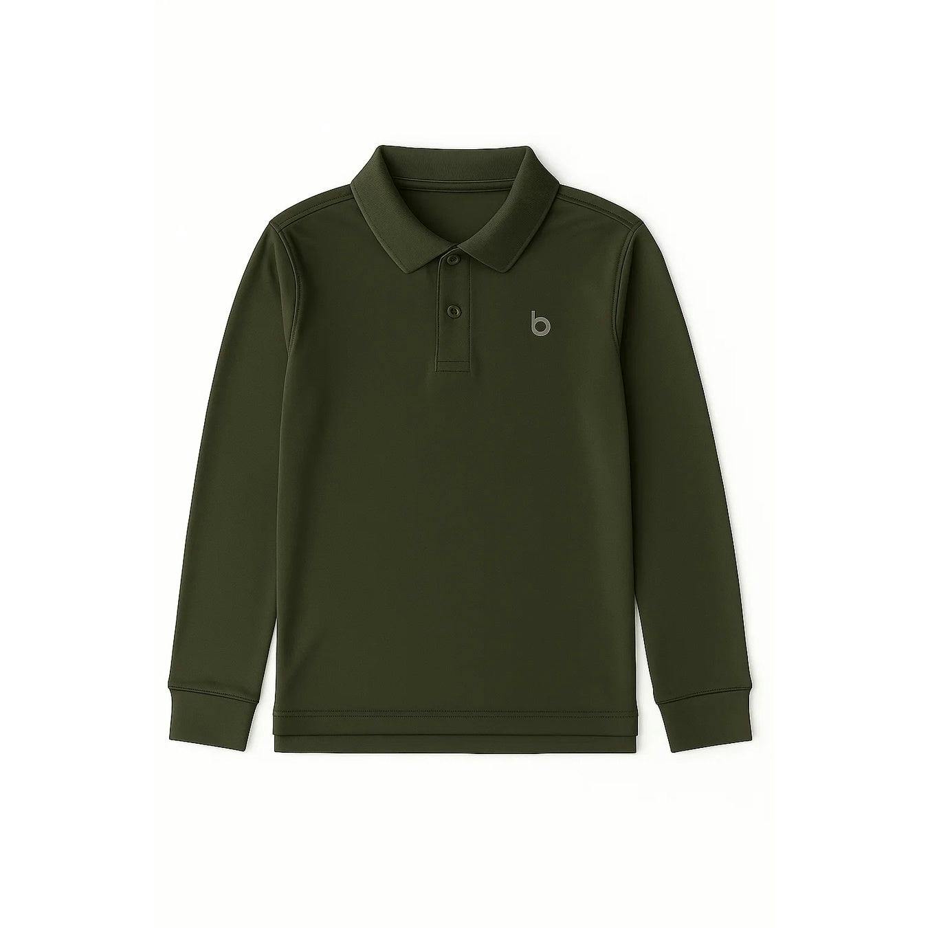Boys Dri-Fit Performance Long Sleeve Polo