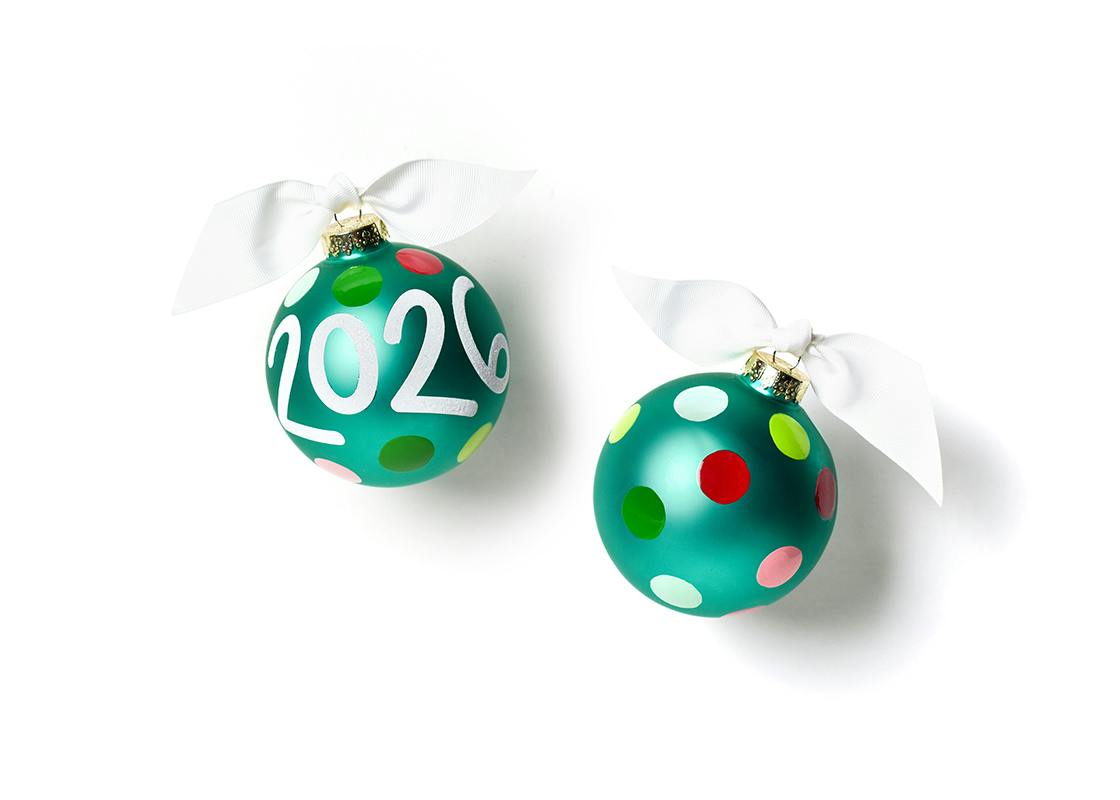 2026 Glass Ornament