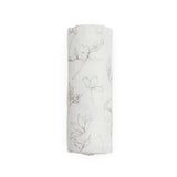 Organic Cotton Muslin Swaddle Blanket - Pencil Floral
