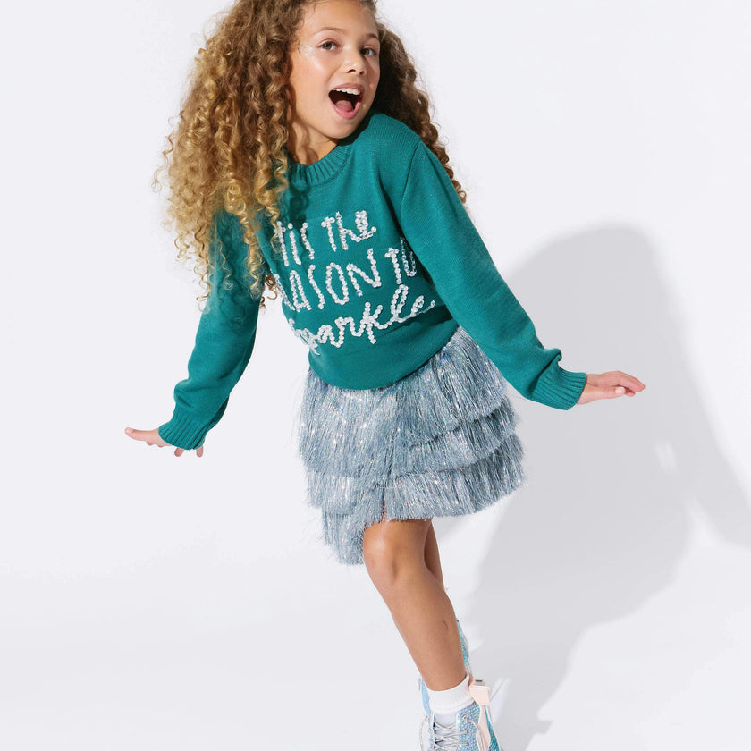 Tis The Season to Sparkle Crystal Sweater