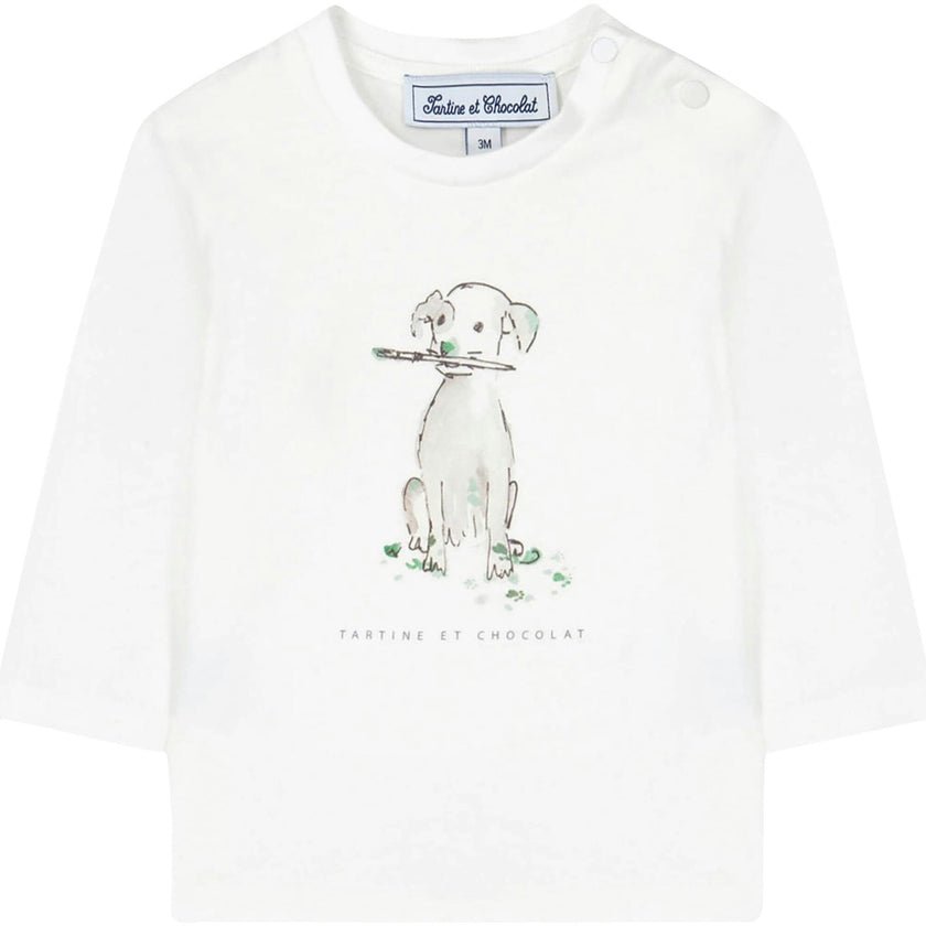 TARTINE ET CHOCOLAT Painter Puppy Baby T-shirt