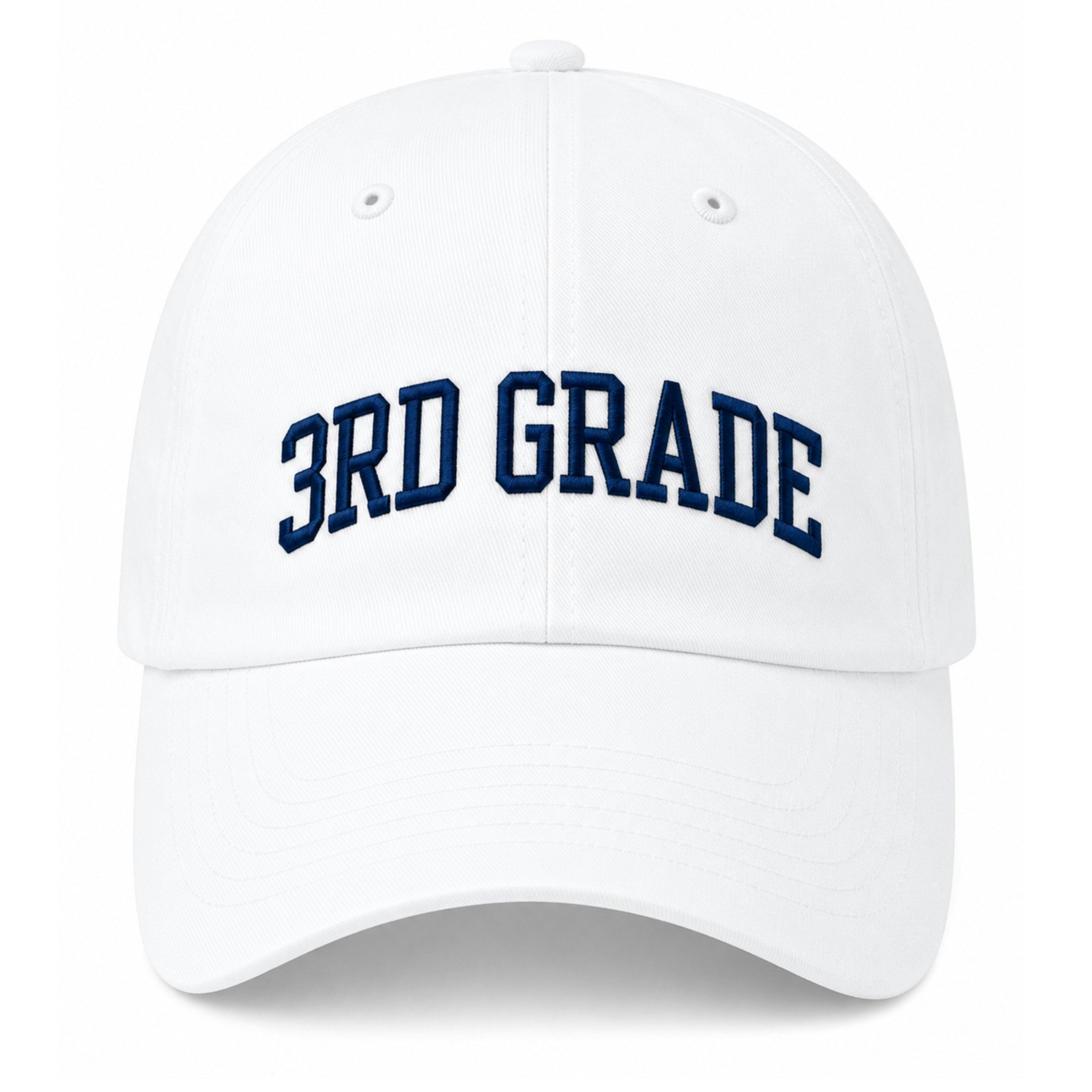 Back-to-School 3rd Grade Baseball Hat