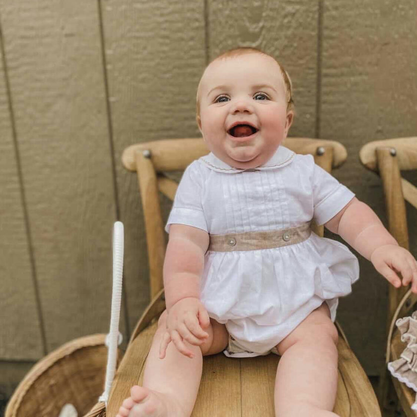 Ashton Linen Romper