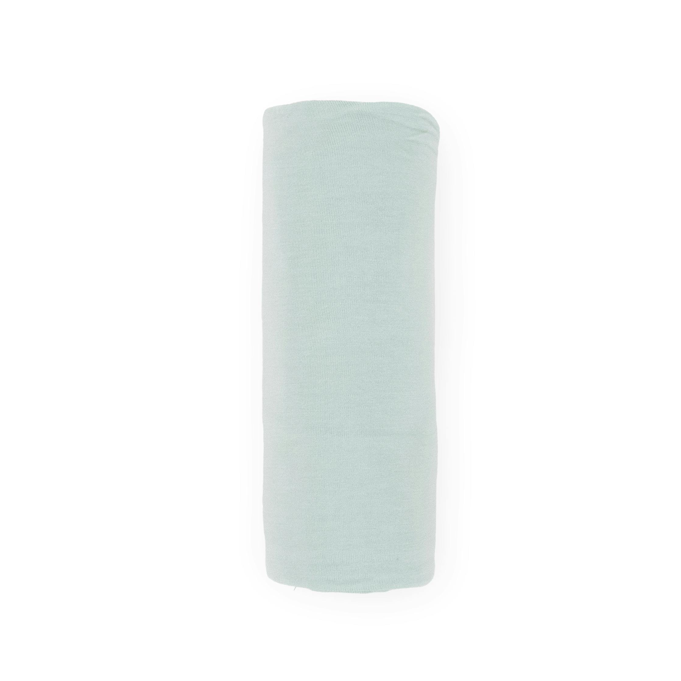 Stretch Knit Swaddle Blanket - Frost Green