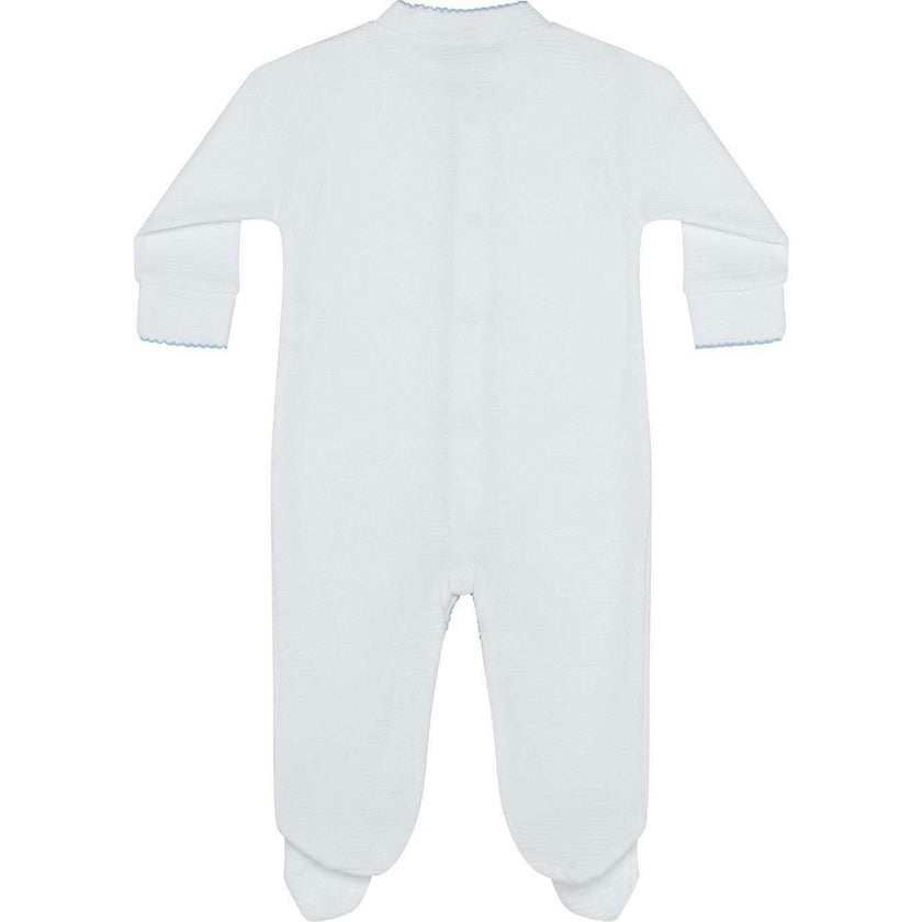 White Bubble Baby Footie