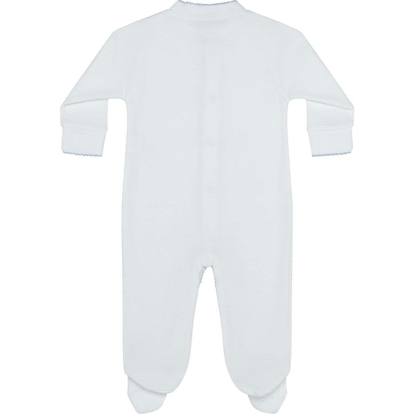 White Bubble Baby Footie