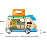 Adventure Camper Van Playset W/ Action Figures & Accessories